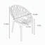 Chaises de salle à manger en plastique avec pattes en métal, design moderne et transparent
