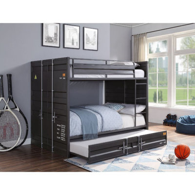 Kids Twin Bunk Bed