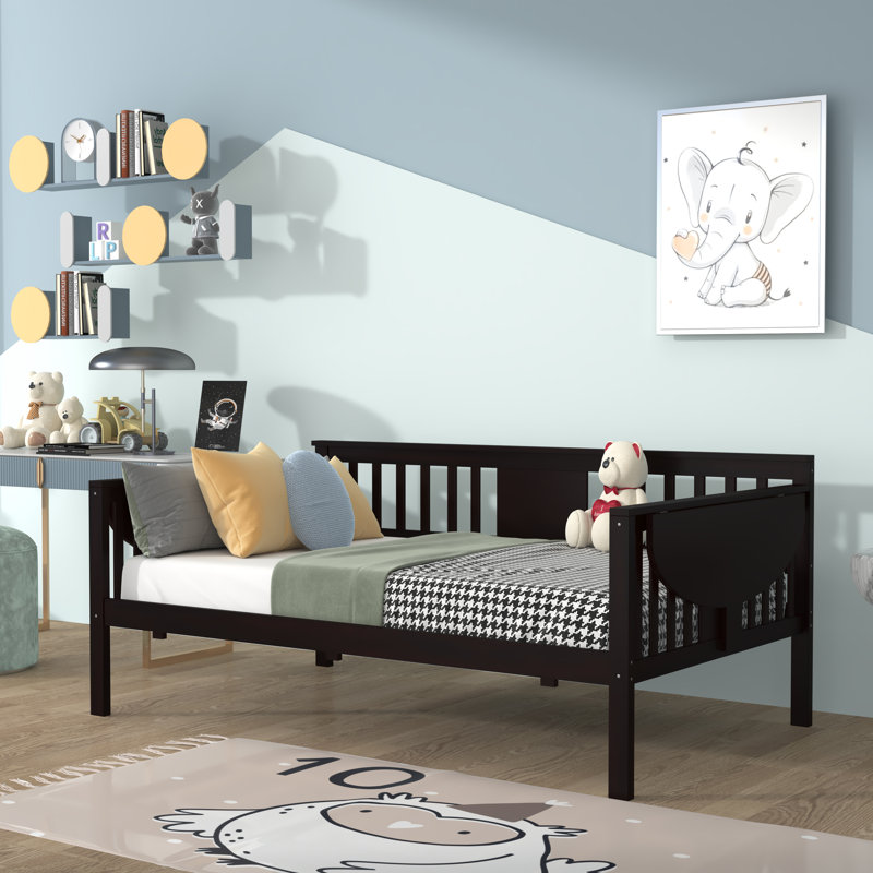 Support pour lit de jour double Helrike Kids, Espresso