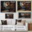 «Gold Black Phonographs», impression sur toile-668938543-668938540