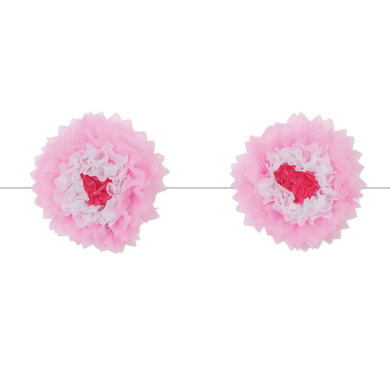 Paper Banners & Streamers, Pink/White