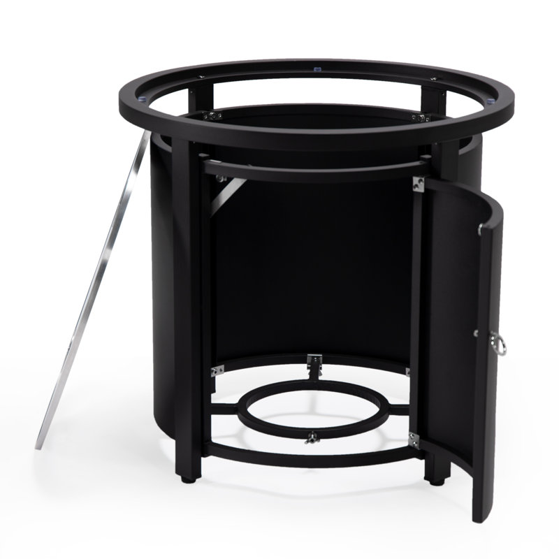 Couvercle de réservoir de propane Kliyah Firepit, Noir