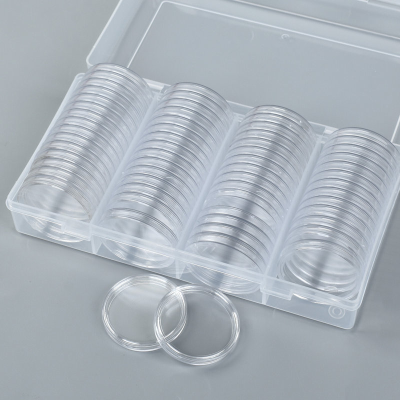 60PC 40MM Transparent