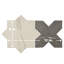 Istanbul Star with Cross 6 In. X 12 In. Porcelain Floor And Wall Tile Kit-887850148