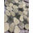 Timor White, Gray & Black Natural Stone Flat Sea Pebbles Mosaic Floor & Wall Tile