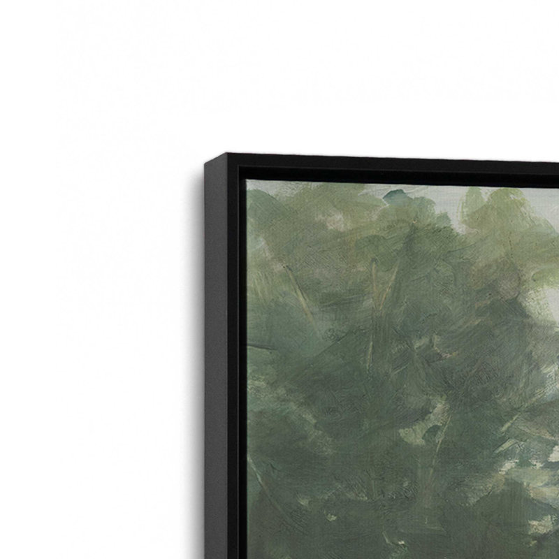 «Serene Valley Vista I» par Ethan Harper, reproduction d'art sur toile, H 18 po x l 24 po, Black