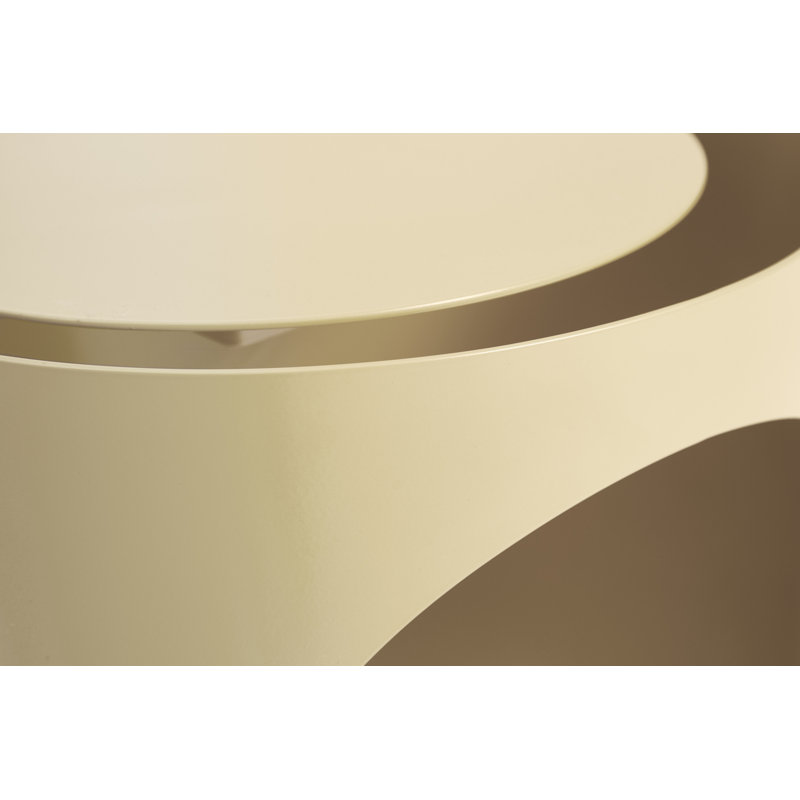 Tabl Side Table, Ivory