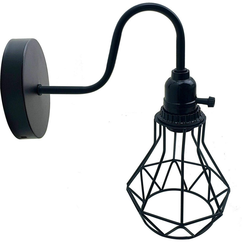 Shakara Armed Sconce, Black
