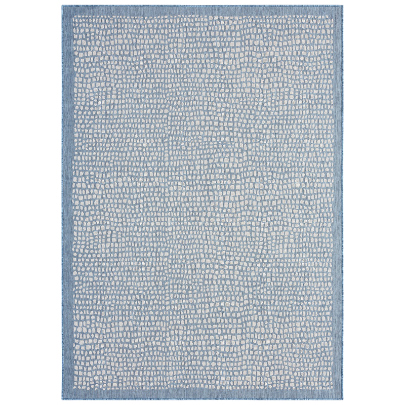 Tapis d'intérieur / extérieur bleu Tommy Bahama Marlin, Rectangle 7 pi 10 po x 10 pi 2 po
