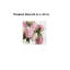 Art floral de pivoines roses et roses, impression sur toile 24 x 24 po