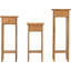 Dodge Rectangular Nesting Solid Wood Plant Stand