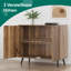 Solid Wood Rectangle Accent Cabinet-1077206577
