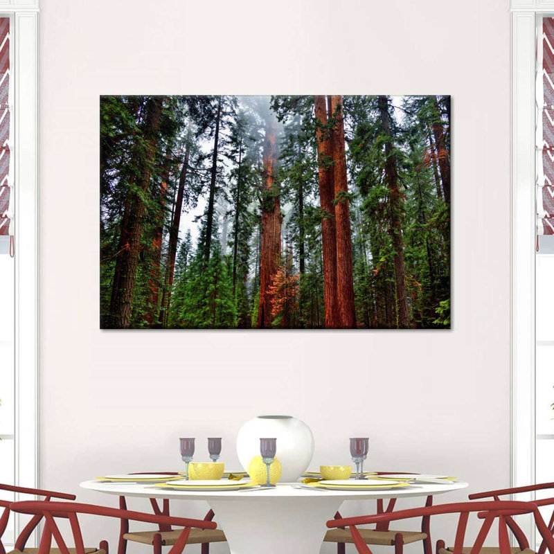 «Vibrant Redwood», reproduction sur toile, L 8 po x H 12 po x P 1 po