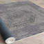 Tapis en coton de qualité supérieure, antibactérien, gris et vison, 3,3 x 6,6 pi | 100% coton, 1,3 lb / pi2, hauteur des poils: 0,4 po, dessous en PVC antidérapant, lavable à la machine, idéal pour le décor du salon et de la chambre à coucher-112936780
