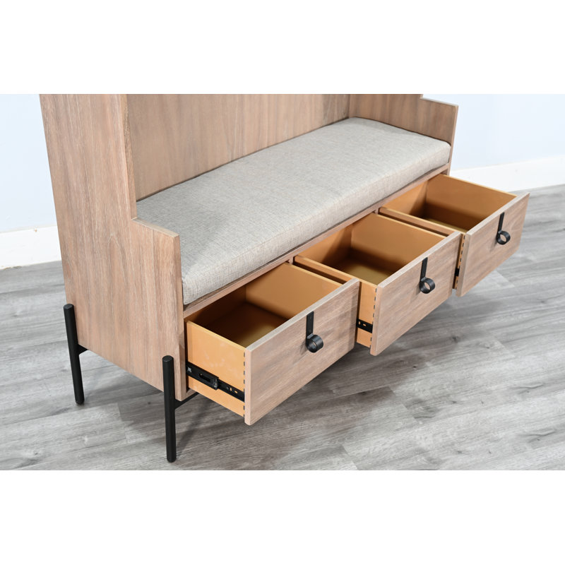 Zarlish Hall Tree 54'' Wide with Bench