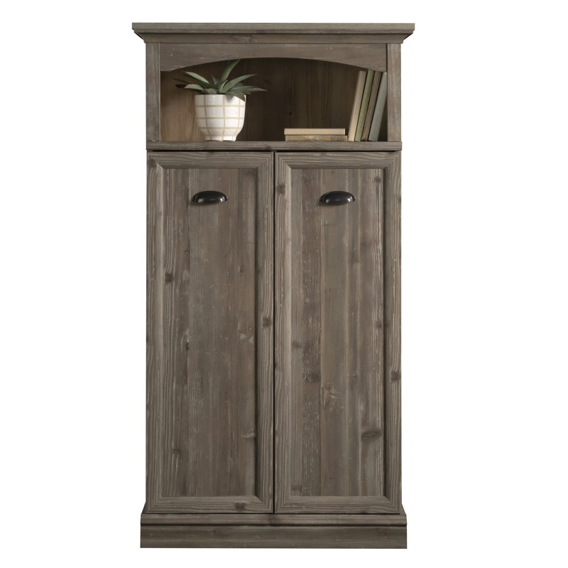 Storage Cabinet, Brown finish