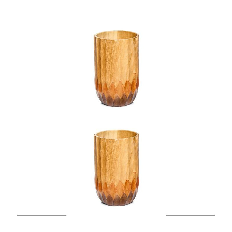 Coupe cannelée Kappu - grande, 2, 15,2 oz