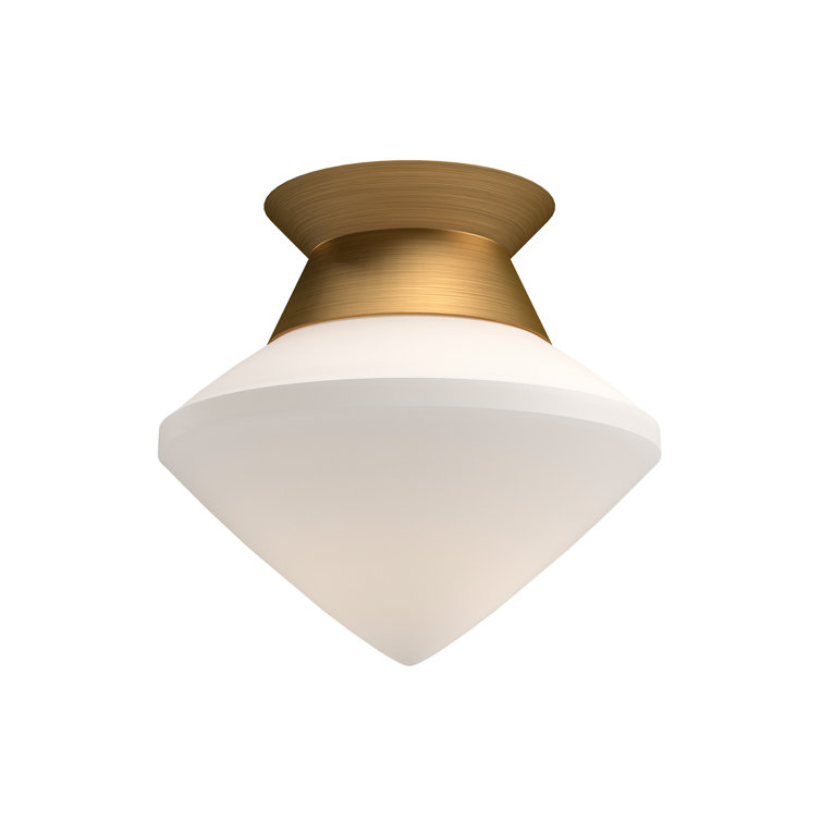Orrin Single Light Glass Flush Mount