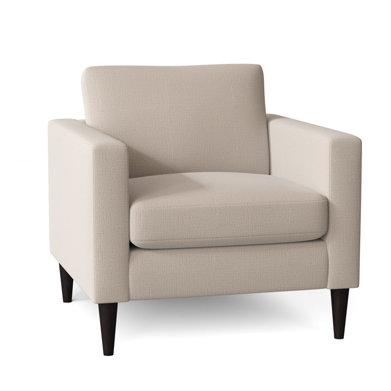 Trafton Upholstered Club Chair, Espresso, Tusk Beige Performance