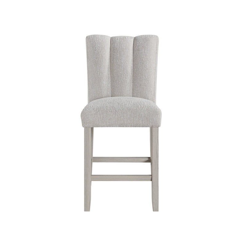 D06 Beige 2Pk Bar Stool Set, D06 BEIGE 2PK BARSTOOL SET