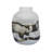 Glass Gray Dented Abstract Vase-739626320