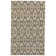 Tapis gris en jute / sisal crocheté à la main Ayssa