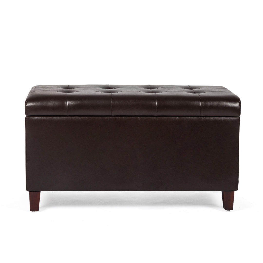 Mogadore Home Rectangle Storage Ottoman Bench Latitude Run® Body 