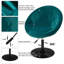 Climax Upholstered Swivel Barrel Chair-1120321473