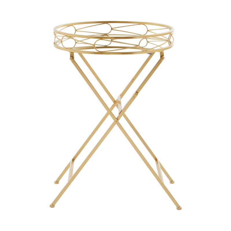 Zutphen Tray Top Cross Legs End Table