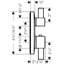 Ecostat E Temperature Memory Thermostatic Valve Trim with Diverter-41425483