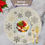 Ensemble de 4 napperons de table de Noël et de cuisine antidérapants Christmas