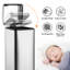 Poubelle de cuisine 8 gallons, poubelle rectangulaire en acier inoxydable avec seau intérieur amovible, poubelle de recyclage par étapes de 30 litres avec couvercle à fermeture en douceur pour salle à manger, salle de bain, argent-130880880