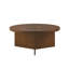 1 table basse ronde ci-dessous brun (y compris la table basse, sans les chaises)