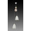 Spurlin 2 - Light White/Brown Cluster Pendant