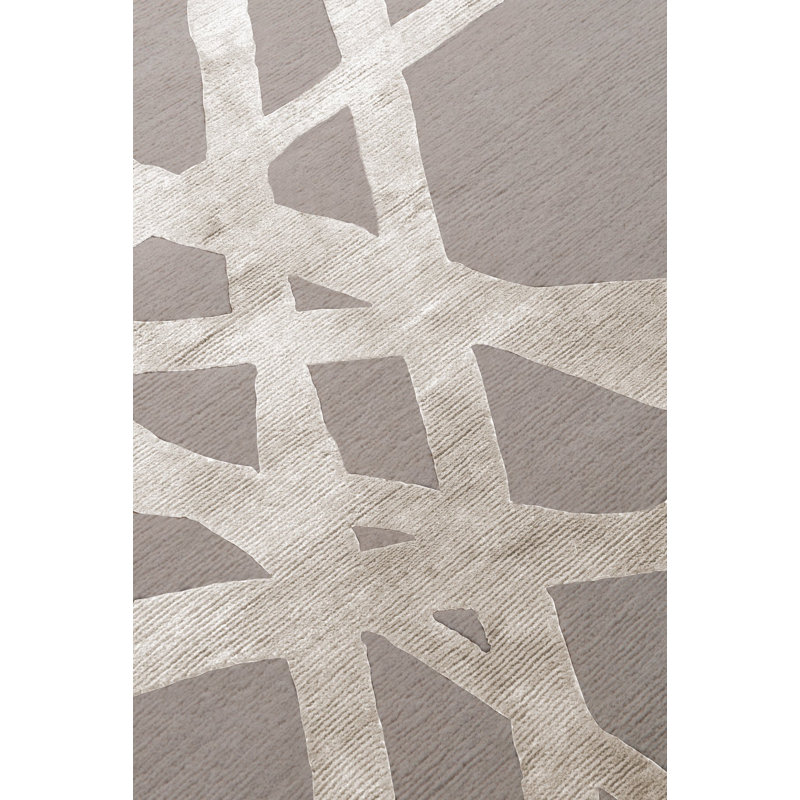 Kelly Wearstler Channels Ivory Area Rug, Rectangle 6' x 9'