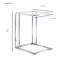 Table d'appoint contemporaine en forme de C 24,75 pouces Gold-1555171146