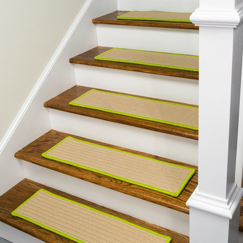 Tapis d'escalier Morganza Seville, Jaune