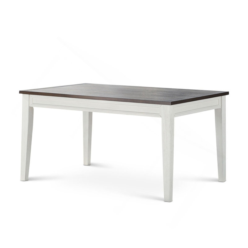 Caylie - Table de salle à manger Fix Top - Blanc