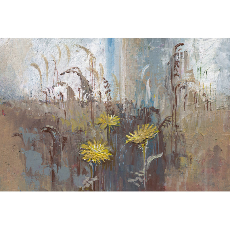 Sunny Head 1 Piece Wrapped Canvas Painting, 25cm H x 38cm W