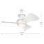 Ventilateur de plafond encastré à DEL à 3 pales avec ensemble d'éclairage inclus Sola-1417193864-1417193865