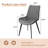 47.2'' Dining Table Set, Rectangular Modern Kitchen Table Set for Kitchen, Dining Room(1 Table 4 Chairs)-107369772-107369773