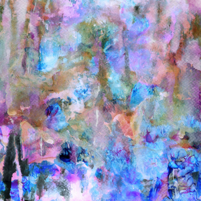 «Royal Blue» par Georgiana Paraschiv - reproduction d'art sur toile tendue, L 12 po x H 12 po