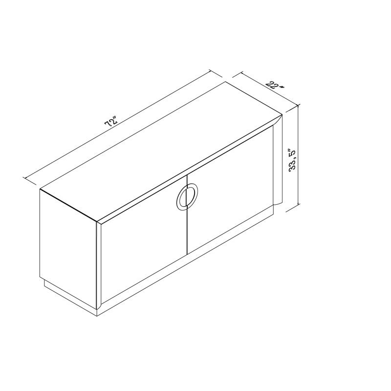 Loranger 72 " W Sideboard