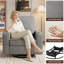 Chaise d'appoint pivotante carrée avec accoudoirs larges-1402026315-1402026308