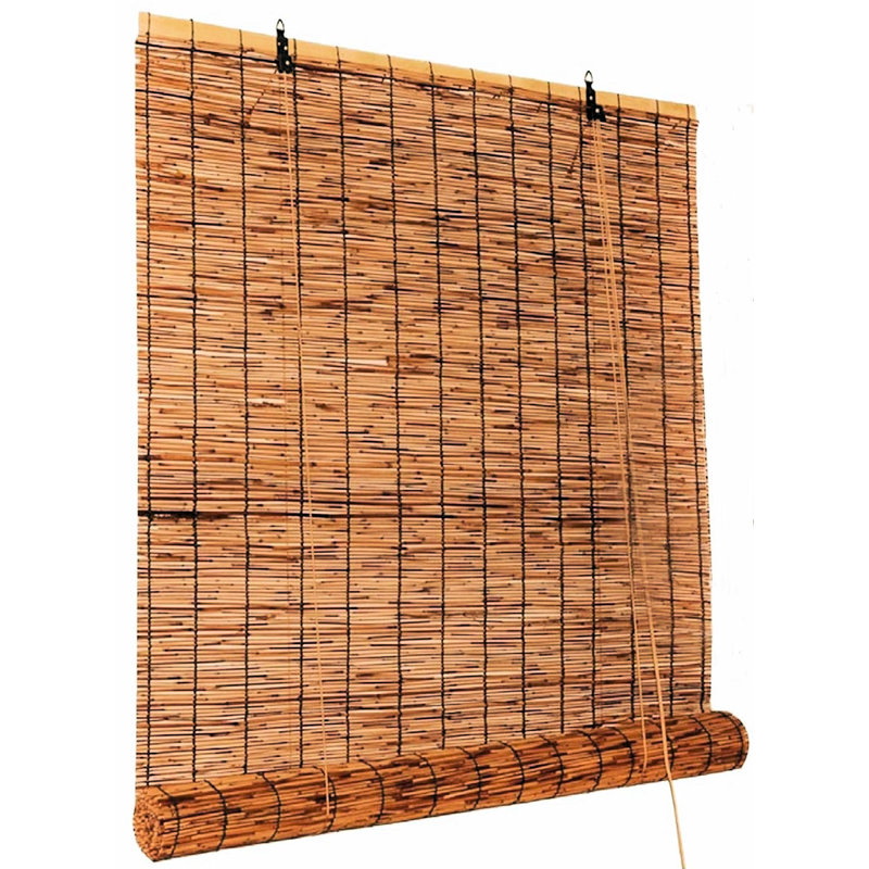 Carbonized Reed Blind Shade, 60"W x 72"L
