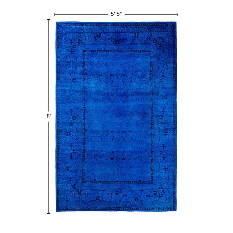 Tymera One-of-a-Kind 5' 5" X 8' 0" Hand Knotted Area Rug