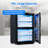  Byootique 46L 2in1 Dual Cabinet Towel Warmer UV Sterilizer with 4 Racks for Salon Hotel Med Spa