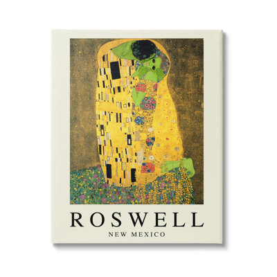 " Funny Roswell NM Alien Klimt "