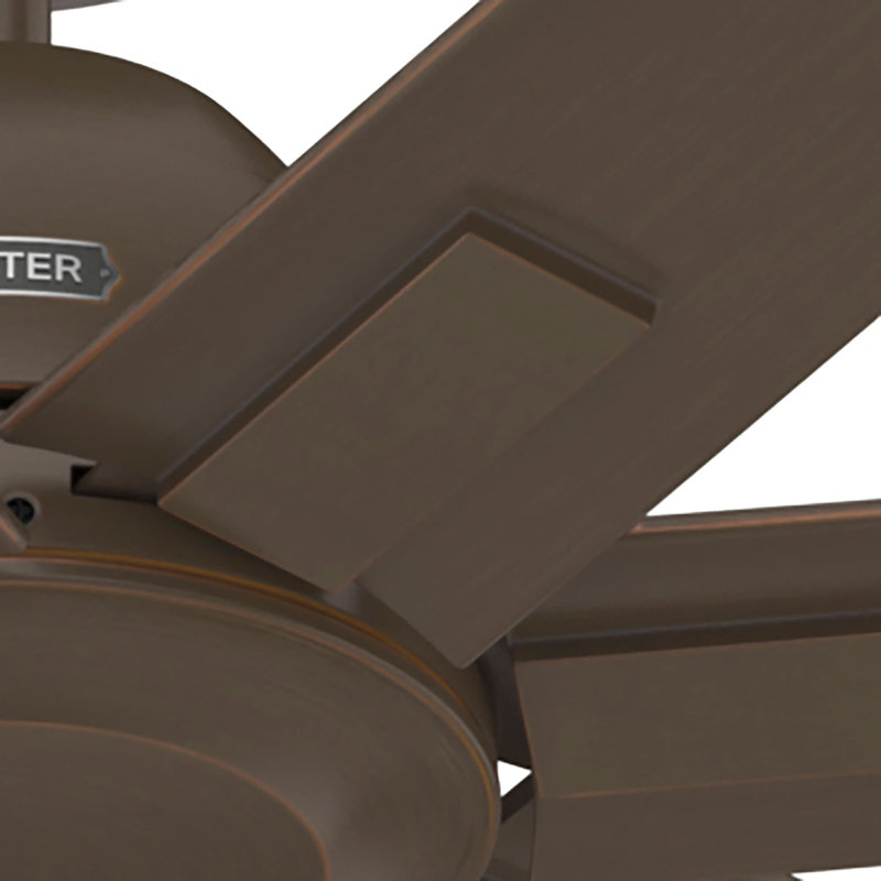 Ventilateur de plafond standard 72 pouces à 7 pales homologué ENERGY STAR avec commande murale, Bronze