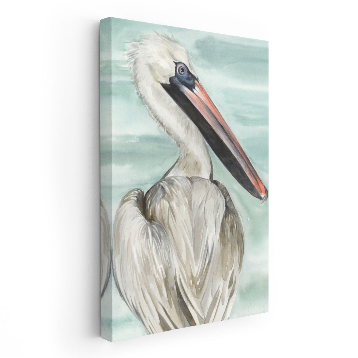 Dovecove Turquoise Pelican I - Canvas Print Wall Art | Wayfair